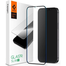 Spigen TEMPERED GLASS Spigen GLASS FC IPHONE 12 PRO MAX BLACK