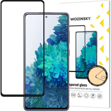 Wozinsky Tempered Glass Full Glue Super Tough Screen Protector Full Coveraged with Frame Case Friendly for Samsung Galaxy S20 FE black