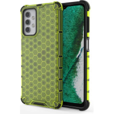 Hurtel Honeycomb Case armor cover with TPU Bumper for Samsung Galaxy A32 5G green