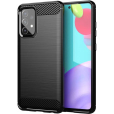 Hurtel Carbon Case Flexible Cover TPU Case for Samsung Galaxy A72 4G black