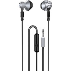 Dudao Metal Wired Earbuds 3.5mm Mini Jack Gray (X2C-Gray)