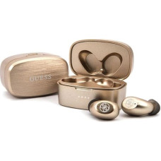 Guess GUTWSJL4GGO TWS Bluetooth headphones + gold/gold 4G docking station