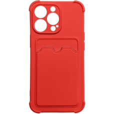 Hurtel Card Armor Case Pouch Cover For Samsung Galaxy A32 4G Card Wallet Silicone Armor Cover Air Bag Red