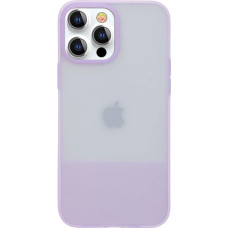 Kingxbar Plain Series case cover for iPhone 13 silicone cover purple