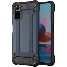 Hurtel Hybrid Armor Case Tough Rugged Cover for Xiaomi Redmi Note 11T 5G / Redmi Note 11S 5G / Poco M4 Pro 5G blue