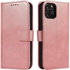 Hurtel Magnet Case elegant flip cover case with stand function Xiaomi Redmi Note 11 Pro+ 5G (China) / 11 Pro 5G (China) / Mi11i HyperCharge / Poco X4 NFC 5G pink