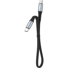 Dudao L10C USB-C - USB-C PD cable 100W 5A 0.23m - black