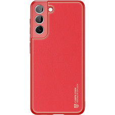 Dux Ducis Yolo elegant cover made of ecological leather for Samsung Galaxy S22 + (S22 Plus) red