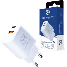 3Mk Protection 3MK HyperCharger 20W 1xUSB-C + 1xUSB-A PD / QC charger