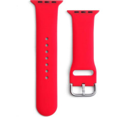 Hurtel Silicone Strap APS Silicone Band for Watch 9 / 8 / 7 / 6 / 5 / 4 / 3 / 2 / SE (41 / 40 / 38mm) Strap Watch Bracelet Red