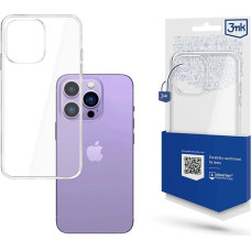 3Mk Protection iPhone 14 Pro silicone case from the 3mk Clear Case series - transparent