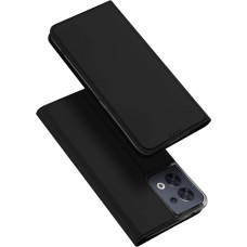 Dux Ducis Skin Pro case for Oppo Reno 8 flip cover card wallet stand black