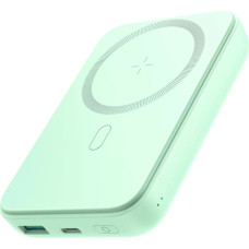 Joyroom JR-W020 20W 10000mAh MagSafe Powerbank + USB-A - USB-C 0.25m cable - light green