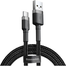 Baseus Cafule Cable durable nylon cable USB / USB-C QC3.0 2A 2M black-gray (CATKLF-CG1)