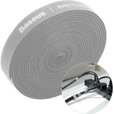 Baseus Rainbow Circle hook and loop Straps - Velcro tape Velcro cable organizer 3m gray (ACMGT-F0G)