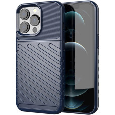 Hurtel Thunder Case Flexible Tough Rugged Cover TPU Case for iPhone 13 Pro blue