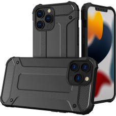 Hurtel Hybrid Armor Case Tough Rugged Cover for iPhone 13 Pro Max black