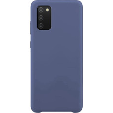 Hurtel Silicone Case Soft Flexible Rubber Cover for Samsung Galaxy A03s blue