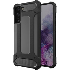 Hurtel Hybrid Armor Case Tough Rugged Cover for Samsung Galaxy S22 Ultra black