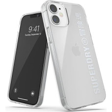 Superdry Snap iPhone 12 mini Clear Case srebrny/silver 42590