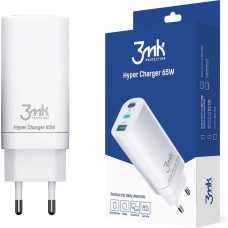 3Mk Protection 3MK HyperCharger 65W 2xUSB-C + 1xUSB-A charger GAN, PD + QC