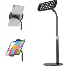 Wozinsky stand for tablet and phone on the desk black (WTHBK4)