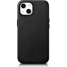 Icarer Case Leather cover for iPhone 14 black (WMI14220705-BK) (MagSafe compatible)