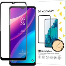 Wozinsky super durable Full Glue tempered glass full screen with frame Case Friendly TCL 30 SE black