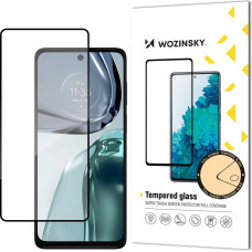 Wozinsky Super Durable Full Glue Tempered Glass Full Screen With Frame Case Friendly Motorola Moto G62 Black