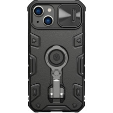 Nillkin CamShield Armor Pro Case iPhone 14 Plus case armored cover with camera cover ring stand black