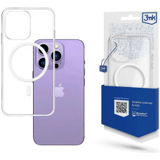 3Mk Protection Case for iPhone 14 Pro Max compatible with MagSafe from the 3mk MagCase series - transparent