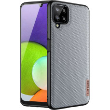 Dux Ducis Fino case covered with nylon material for Samsung Galaxy A22 4G gray