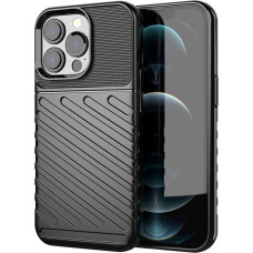 Hurtel Thunder Case Flexible Tough Rugged Cover TPU Case for iPhone 13 Pro black