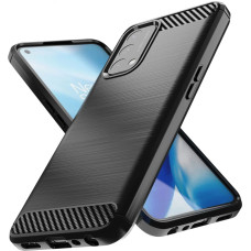 Hurtel Carbon Case Flexible cover for OnePlus Nord N200 5G black