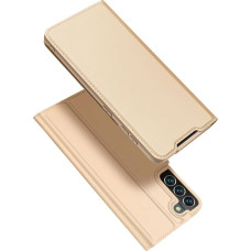 Dux Ducis Skin Pro Holster Cover Flip Cover for Samsung Galaxy S22 + (S22 Plus) gold