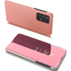 Hurtel Clear View Case Flip Cover for Samsung Galaxy A53 5G pink