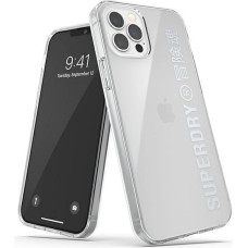 Superdry Snap iPhone 12/12 Pro Clear Cas e srebrny/silver 42591