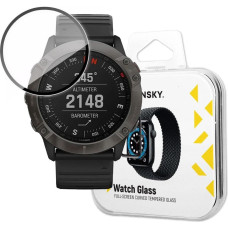 Wozinsky Watch Glass hybrid glass for Garmin Fenix 6 Pro black