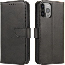 Hurtel Magnet Case an elegant case cover with a flap and stand function iPhone 14 Max black