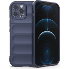 Hurtel Magic Shield Case case for iPhone 12 Pro Max flexible armored dark blue cover