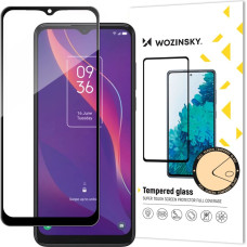 Wozinsky super tough Full Glue tempered glass full screen with frame Case Friendly TCL 306 black