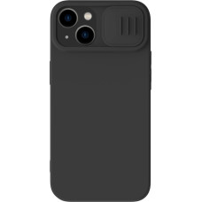 Nillkin CamShield Silky Silicone Case iPhone 14 Case with Camera Protector Black