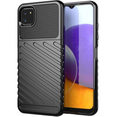 Hurtel Thunder Case Flexible Tough Rugged Cover TPU Case for Samsung Galaxy A22 5G black