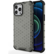 Hurtel Honeycomb Case armor cover with TPU Bumper for iPhone 13 Pro Max black