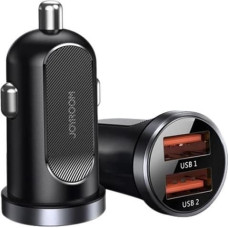 Joyroom C-A09 Mini dual-port QC3.0 Smart fast charge 2x USB 30W Quick Charge, SCP, PD, AFC Black