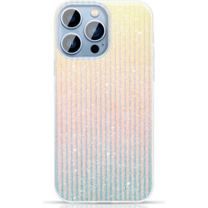 Kingxbar Travel Series luxurious elegant case for iPhone 13 Pro blue-orange (Clouds)