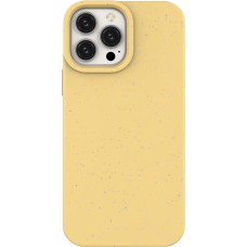 Hurtel Eco Case Case for iPhone 13 Pro Max Silicone Cover Phone Cover Yellow