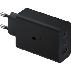 Samsung charger 2x USB Type C / USB PPS, Power Delivery PD 65W, QC 3.0, AFC, FCP black (EP-T6530NBEGEU)