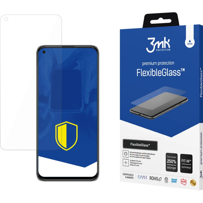 3Mk Protection 3mk FlexibleGlass™ hybrid glass on Xiaomi Mi 11 Lite 4G / 5G / 11 Lite 5G NE