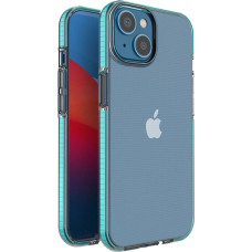 Hurtel Spring Case case for iPhone 14 silicone case with a frame light blue